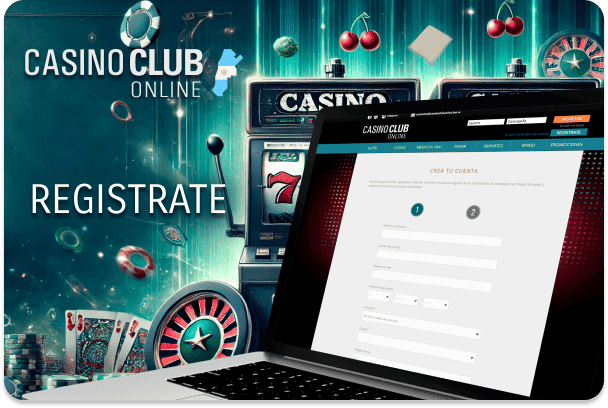 Casino Club te ofrece registrar una nueva cuenta y acceder a los mejores juegos disponibles